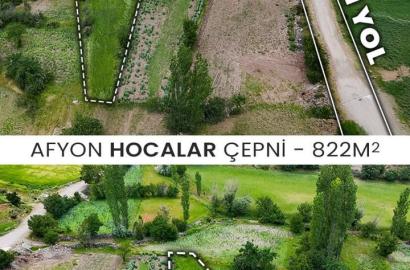 AFYON / HOCALAR / ÇEPNİ SATILIK ARAZİ