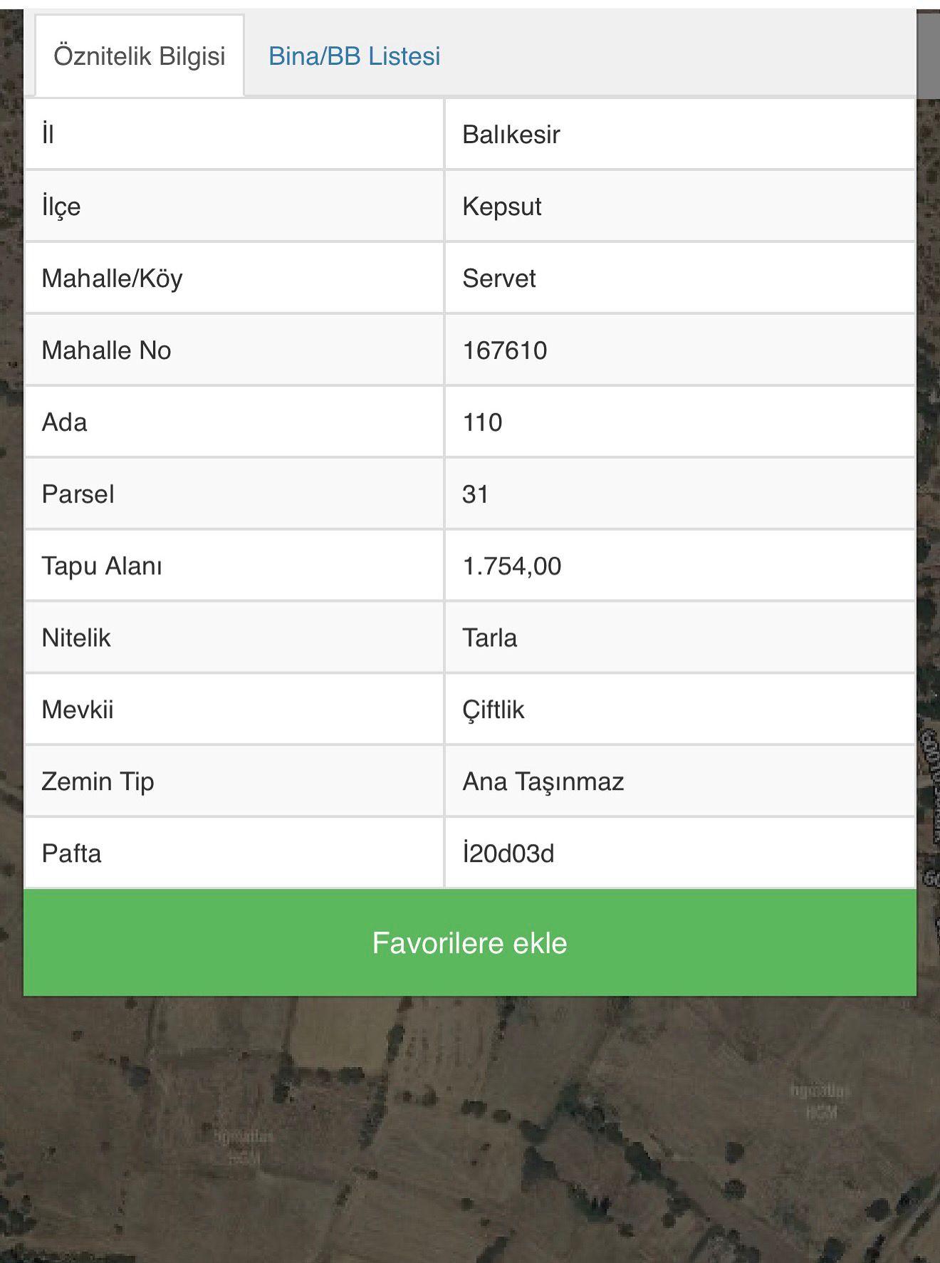 BALIKKESİR / KEPSUT / SERVET