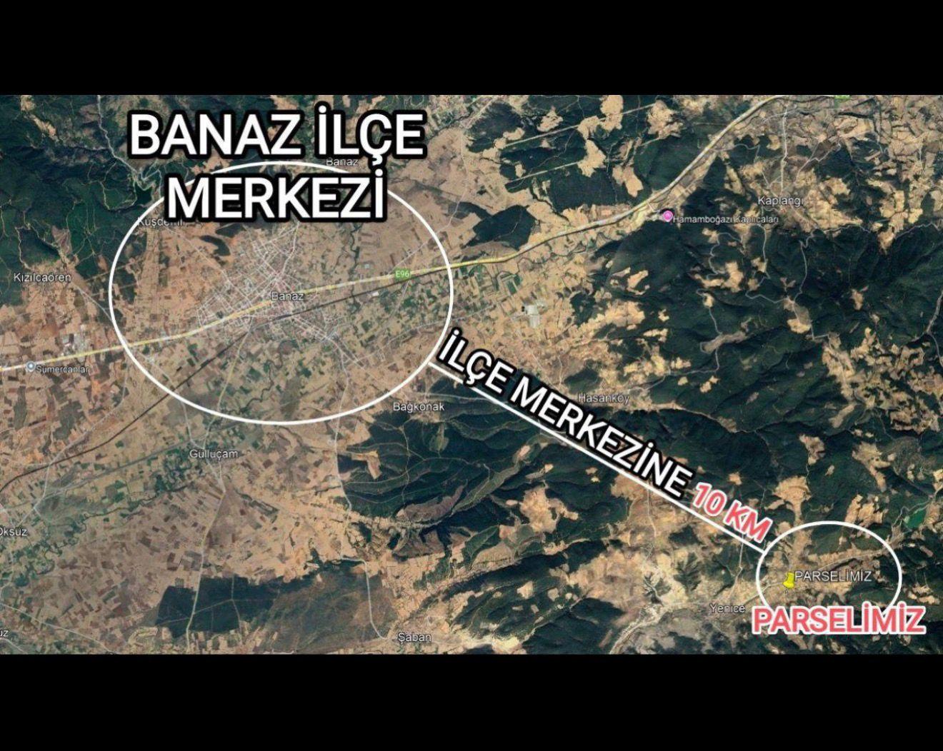 UŞAK / BANAZ / YENİCE SATILIK ARAZİ